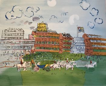 Track at Ascot by Raoul Dufy