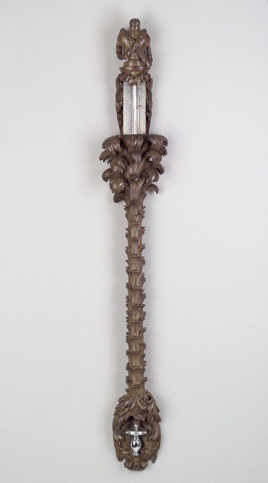 French Louis XVI Mercury Barometer in the Shape of a Palmtree by Artista Desconhecido