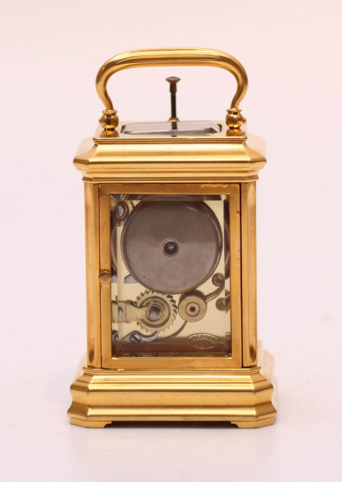 A miniature Swiss carriage timepiece with repetition, circa 1860 by Artista Sconosciuto