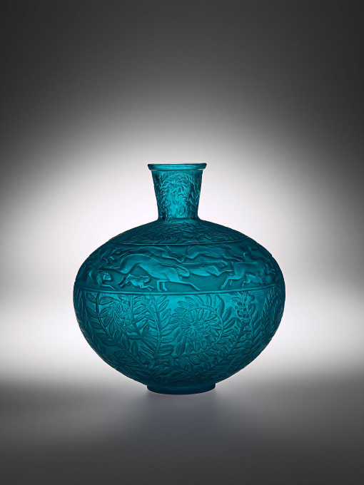 Vase Levriers by René Lalique