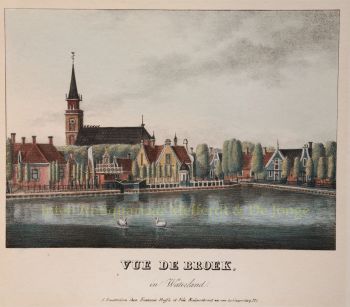Broek in Waterland, 1838 by Buffa Zonen