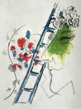 L'Echelle by Marc Chagall