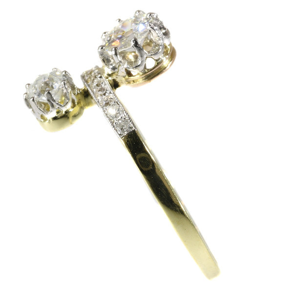 Belle Epoque diamond engagement ring by Onbekende Kunstenaar