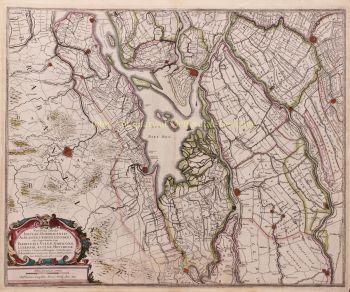 South-Holland- Brabant- Biesbosch  by Henricus Hondius