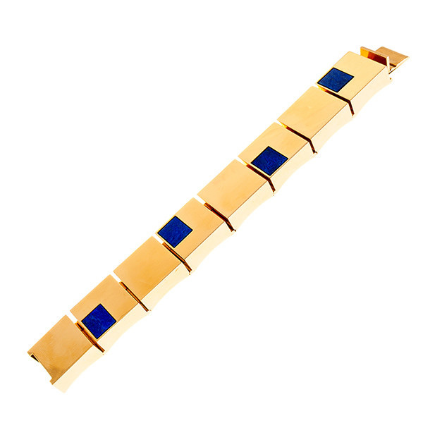 Mappins bracelet with lapis lazuli by Mappins