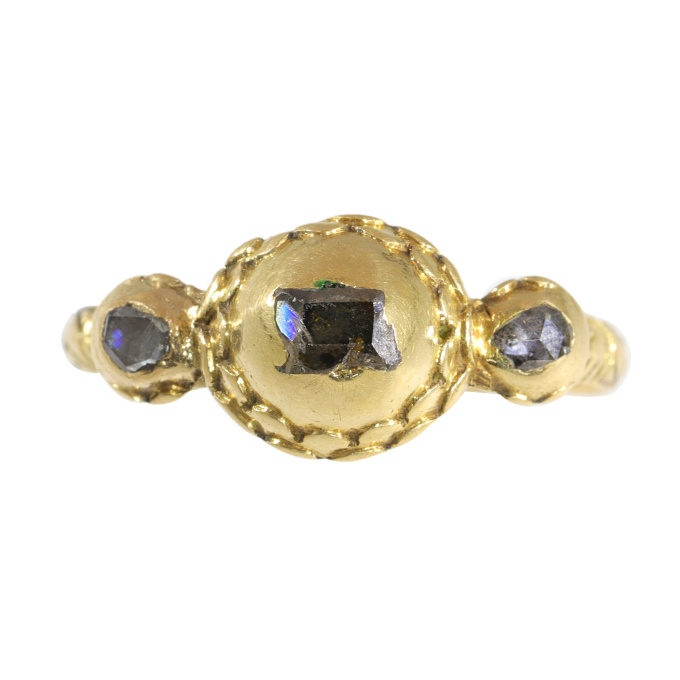 Exclusive Renaissance Elegance: A 500-Year-Old Diamond Ring by Onbekende Kunstenaar