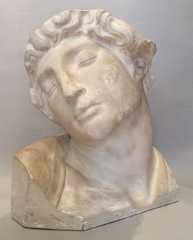 Plaster Bust of Michelangelo's Slave by Unknown Artist