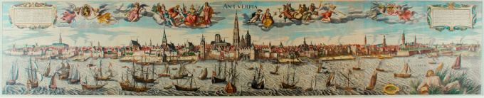Antwerpen panorama  by Jan Bapitst Vrients